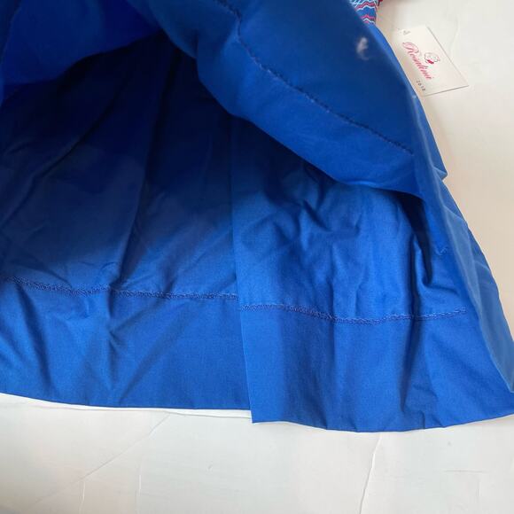 NWT Rosalina 2T Royal Blue Smocked Dress - Picture 4 of 4